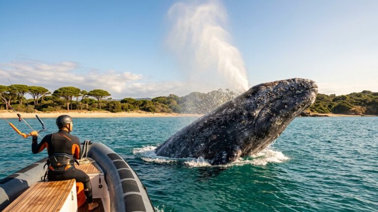 Baleine Géante Observée Près de la Plage dans l&rsquo;Aude : Un Moment Inoubliable