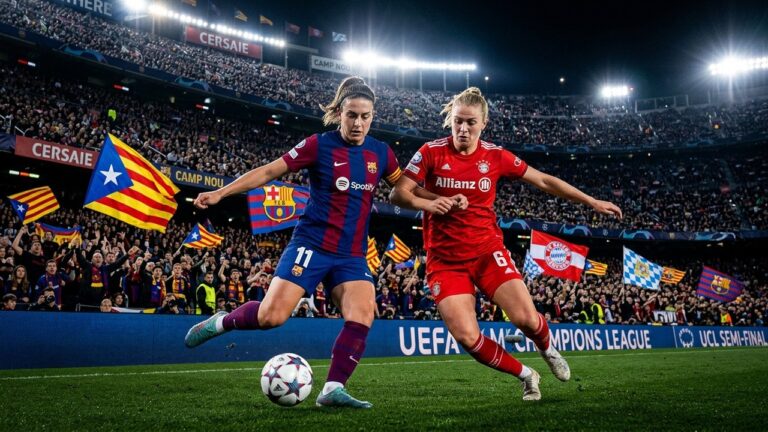 Barcelone Bayern Munich : Heure et Chaîne pour la Demi-Finale Retour Féminine