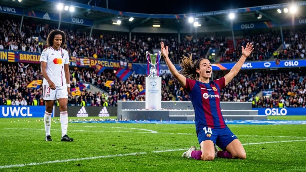 Barcelone Écrase Lyon 4-0 : Un Sacre Européen Sans Appel