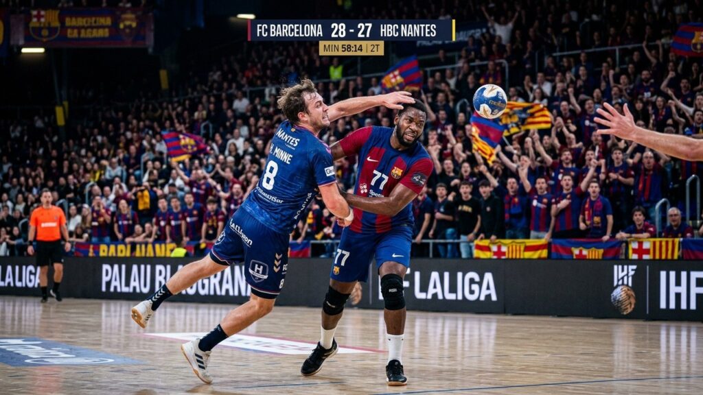 Barcelone Nantes : Heure et Chaîne pour le Quart Retour