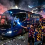 Barcelone Real Madrid : Supporters Du Barça Caillassent Leur Propre Bus Par Erreur