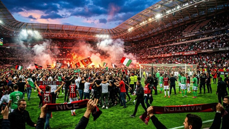 Barrages Ligue 1 : Nice Face à Saint-Étienne pour un Maintien Dramatique