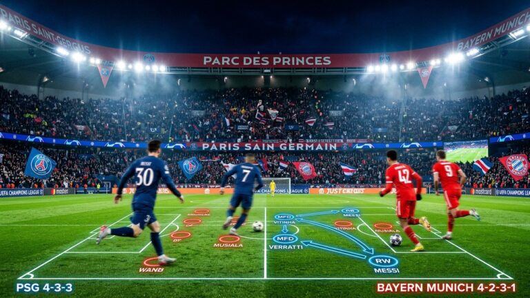 Bayern Munich PSG : Composition Officielle avec Ruiz et Zaïre-Emery