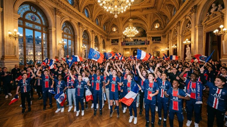 Bayern PSG : 400 Jeunes Parisiens Enflammés à l’Hôtel de Ville