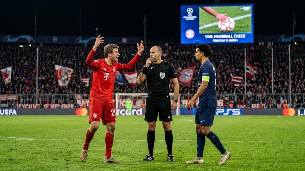 Bayern PSG : L&rsquo;ArbitAnalyzing the match detailsrage a-t-il Vraiment Favorisé Paris ?