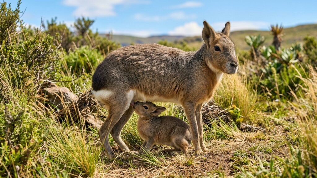 Bébé Mara : Naissance Mignonne du Lièvre de Patagonie en France