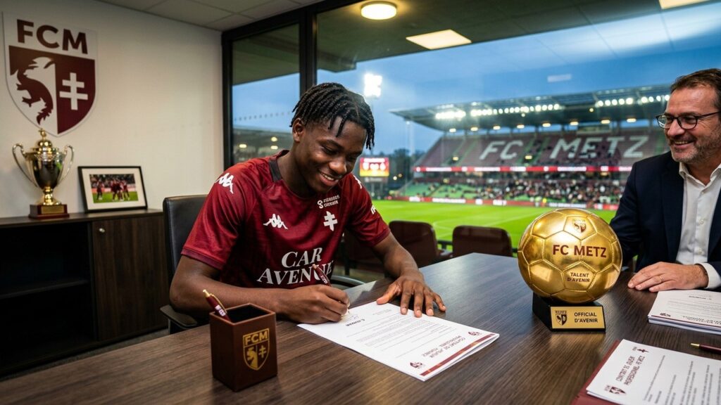 Believe Munongo : L’Espoir Messin Signe Son Premier Contrat Professionnel