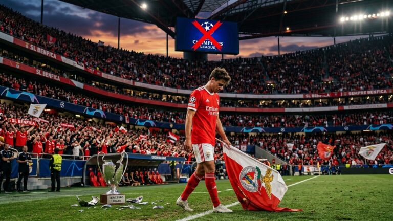 Benfica Invaincu Mais 3e : Le Scénario Cruel Qui Prive Les Aigles De Ligue Des Champions