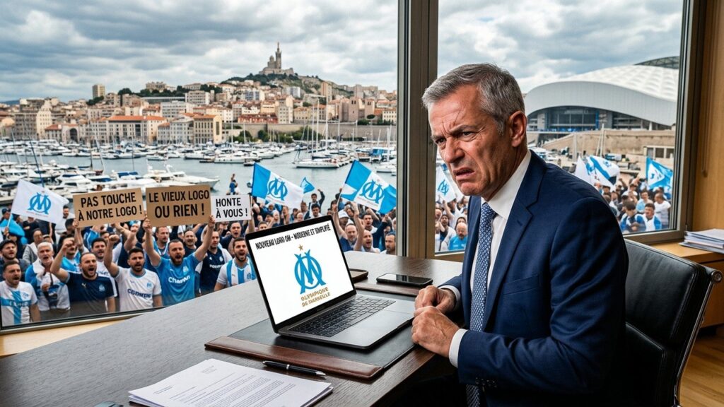Benoît Payan Critique le Nouveau Logo de l&rsquo;OM : Polémique à Marseille