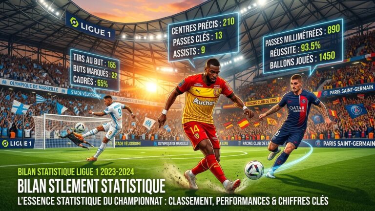 Bilan Statistiques Ligue 1 2025-2026 : Lens Domine, PSG Triomphe