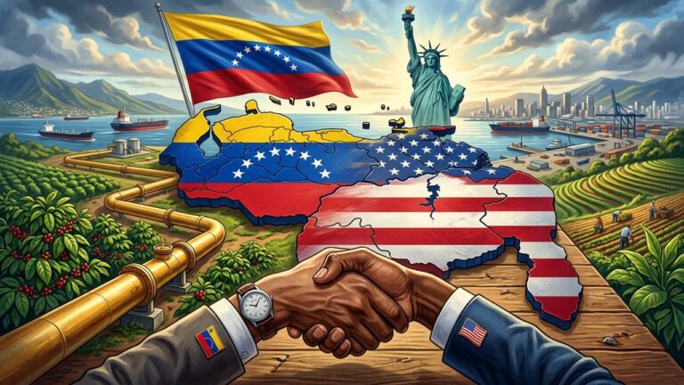 Boom Échanges Venezuela États-Unis : Pétrole Café et Rêve du 51e État