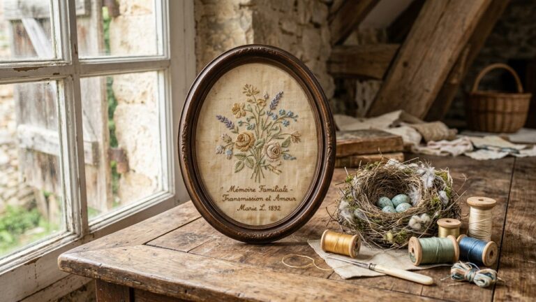Broderies du Souvenir : L&rsquo;Art Émotionnel qui Tisse Nos Histoires