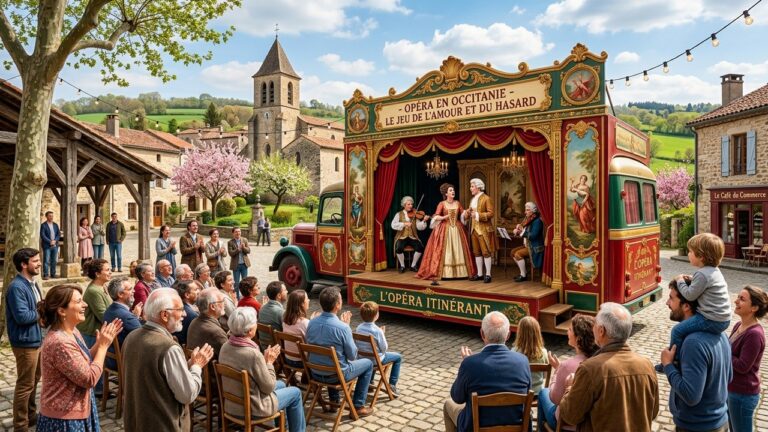 Bus Figaro : L&rsquo;Opéra Lyrique à la Rencontre des Villages d&rsquo;Occitanie