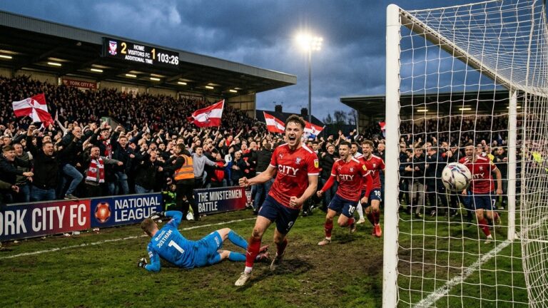 But à la 103e Minute : York City Vit un ScénarioFinalizing the blog article output de Folie pour la Promotion