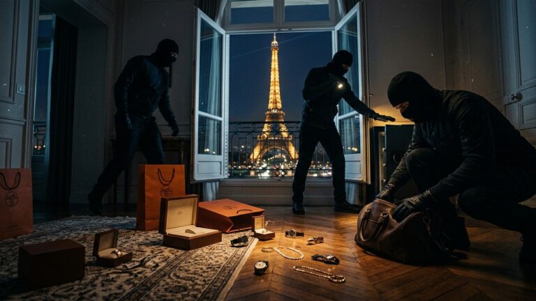 Cambriolages de Luxe à Paris : Butin de 10 Millions d&rsquo;Euros