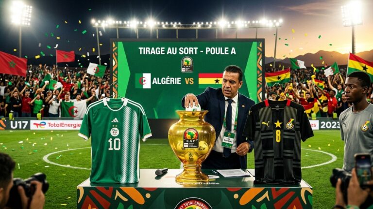 CAN U17 : Le Tirage au Sort Cruel qui Qualifie l’Algérie