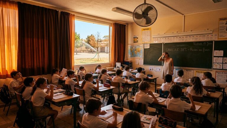Canicule À L&rsquo;École : Les Établissements Face À La Chaleur Extrême