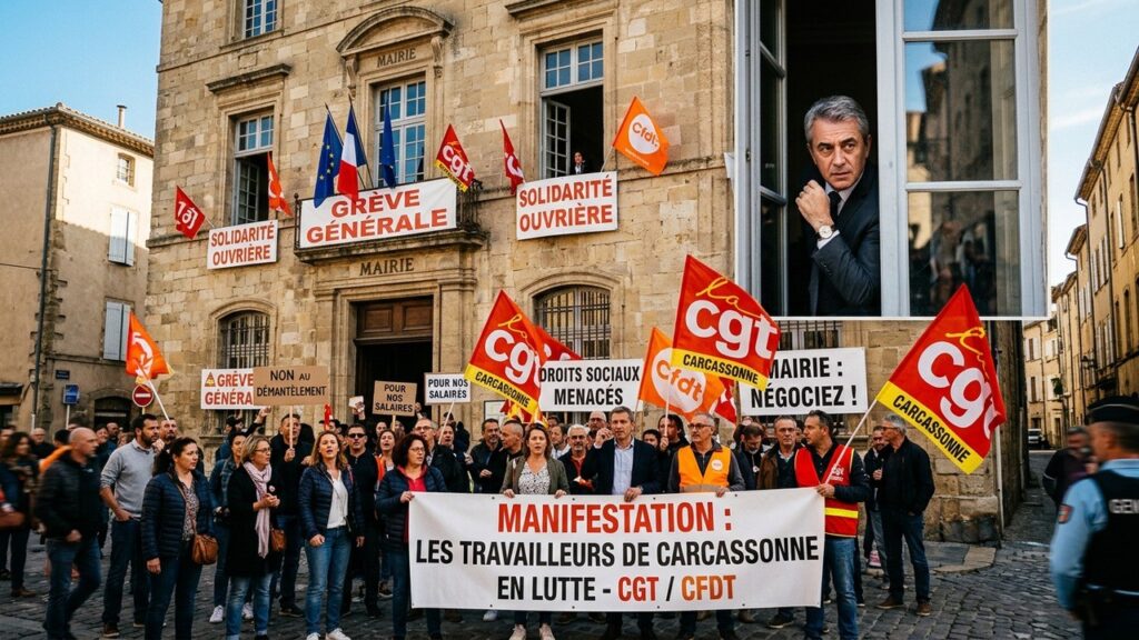 Carcassonne : Tension entre le Maire RN et les Syndicats