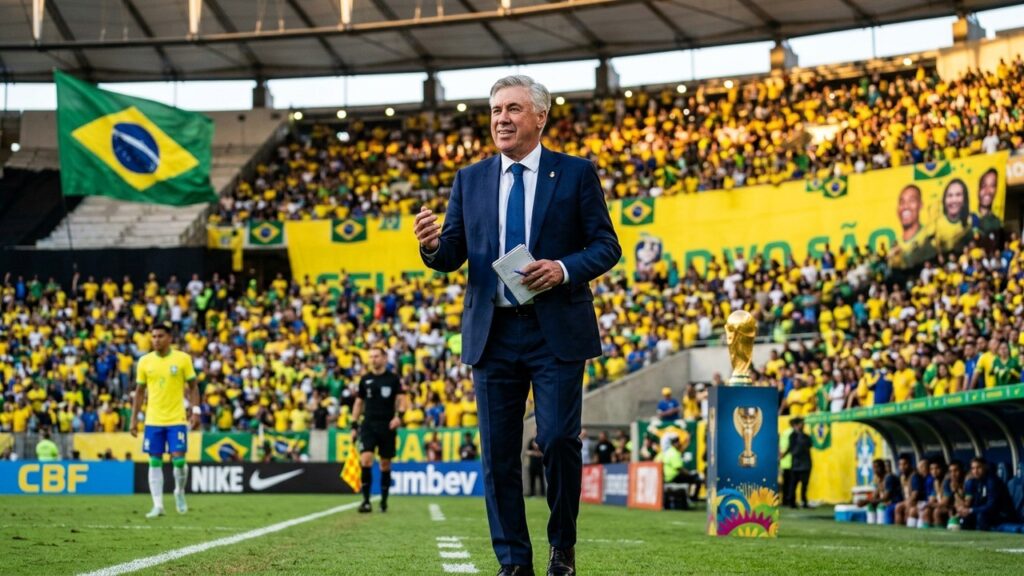 Carlo Ancelotti Prolongé Jusqu&rsquo;en 2030 Avec Le Brésil