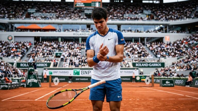 Carlos Alcaraz Blessé : Roland-Garros 2026 en Péril ?