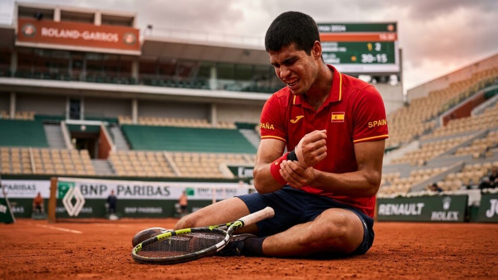 Carlos Alcaraz Forfait Madrid : Poignet Blessé Inquiète Avant Roland-Garros