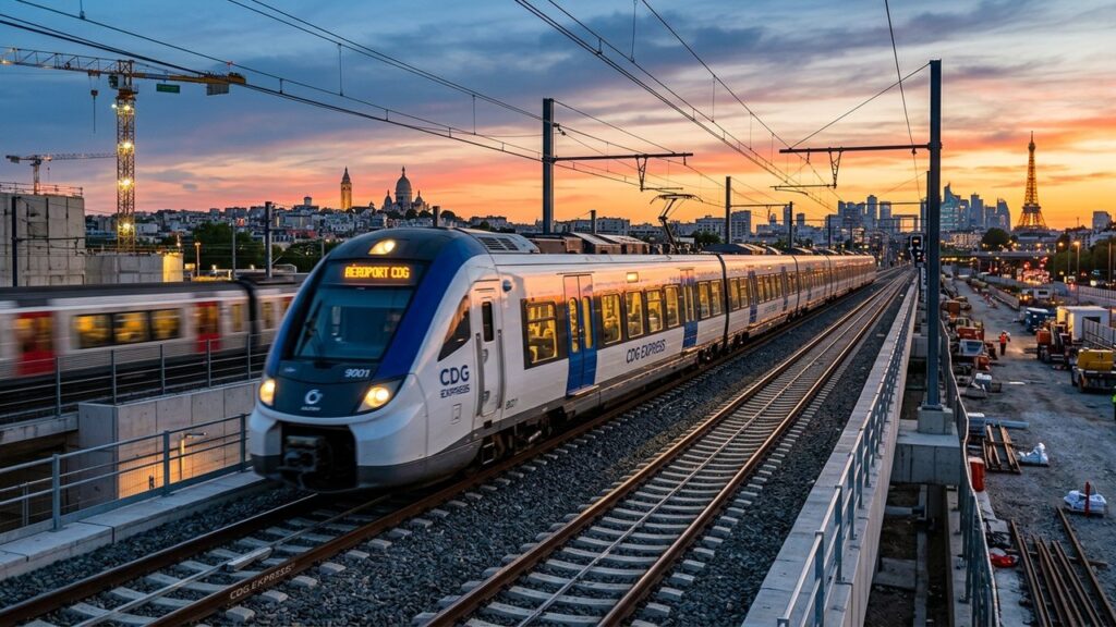 CDG Express : Étape Décisive Vers l&rsquo;Ouverture en 2027