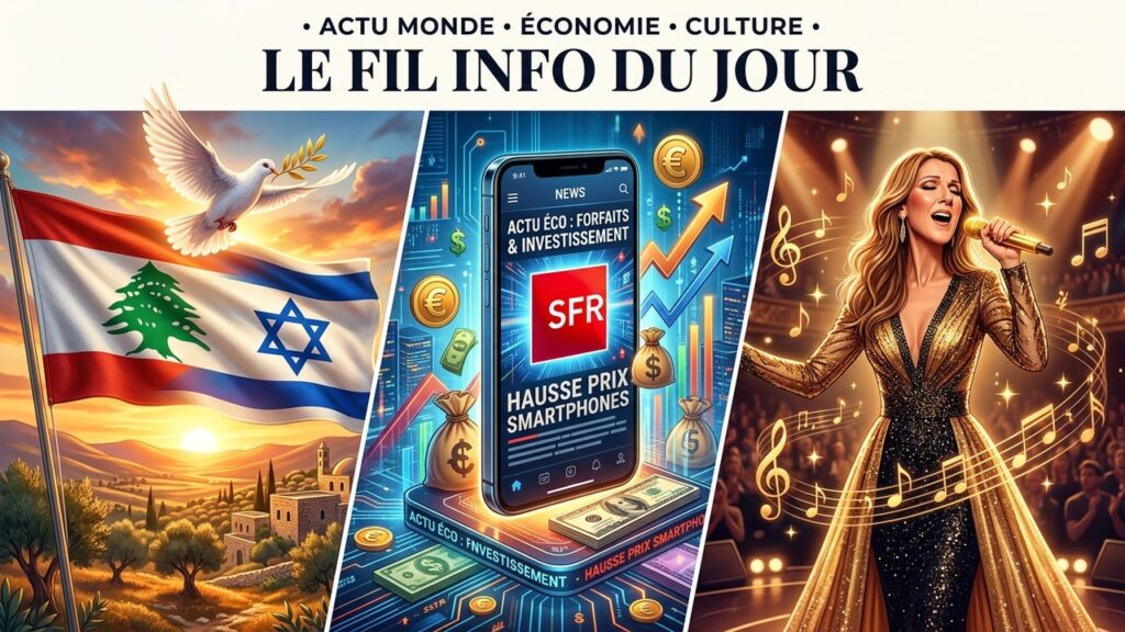 Cessez-le-Feu Israël-Liban, Rachat SFR et Céline Dion : Infos du Jour