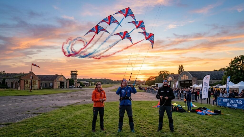 Champions du Monde de Cerf-Volant Éblouissent l&rsquo;Essonne