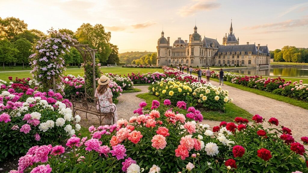 Chantilly : Le Jardin de la Pivoine Éclôt au Château