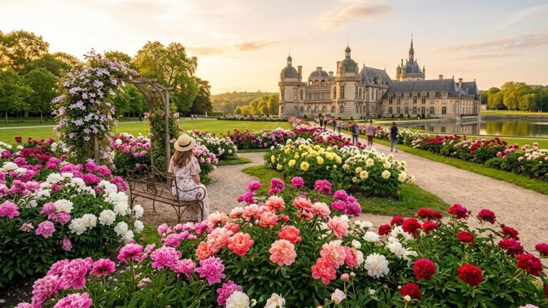 Chantilly : Le Jardin de la Pivoine Éclôt au Château