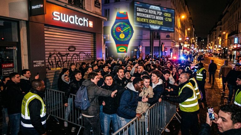 Chaos au Lancement Swatch Audemars Piguet : Plaintes à Lille