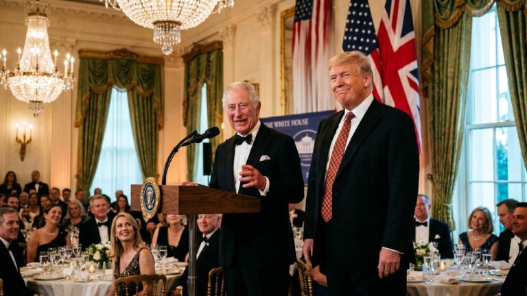 Charles III Répond à Trump : La Boutade Qui Marque le Dîner d&rsquo;État