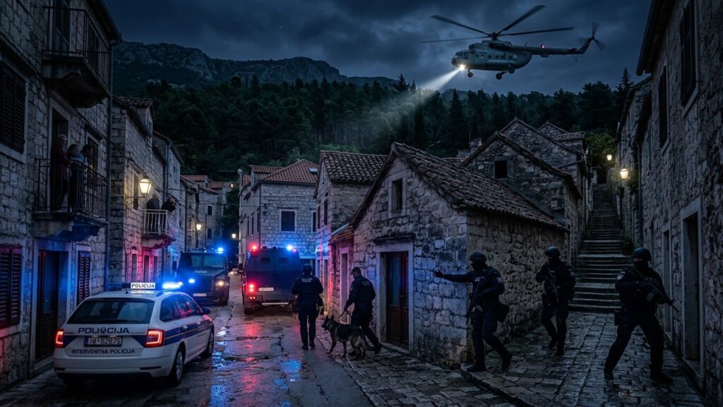 Chasse à l’Homme en Croatie : Meurtre Brutal d’un Jeune Livreur
