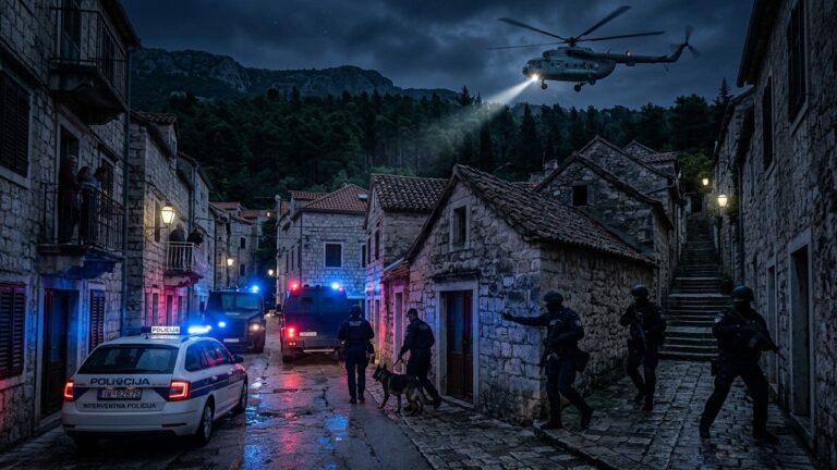 Chasse à l’Homme en Croatie : Meurtre Brutal d’un Jeune Livreur