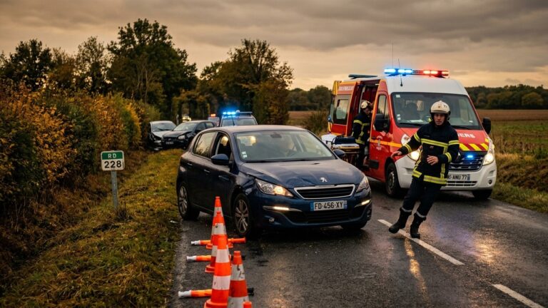 Chauffard Impatient Percute un Pompier : Scène Tendue en Seine-et-Marne