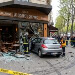 Chaville : Voiture dans la Vitrine d'un Restaurant après une Manœuvre Ratée
