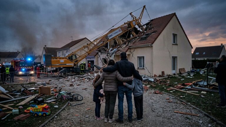 Chute de Grue sur Maison : Famille Épuisée Sans Solution Durable
