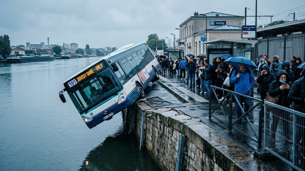 Chute d&rsquo;un Bus dans la Seine : Angoisse des Usagers à Juvisy