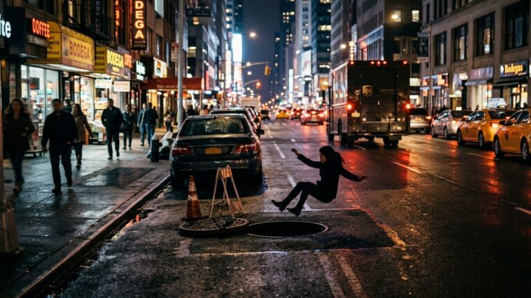 Chute Mortelle dans une Bouche d&rsquo;Égout à New York : Le Drame Éviteable