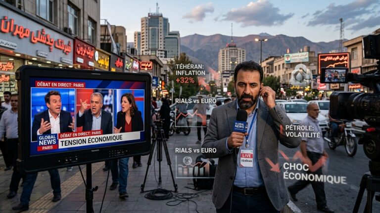Clash à l&rsquo;Antenne : Journaliste en Iran Dénonce Faux Chiffres Économiques