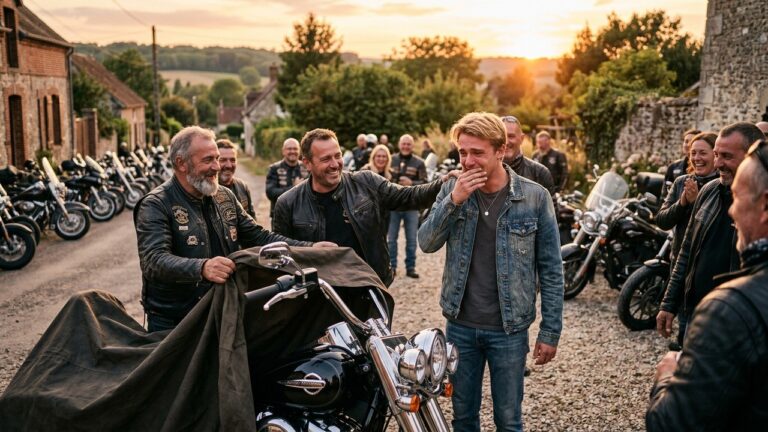 Club de Motards Offre Harley à Jeune Aidé Depuis l’Enfance