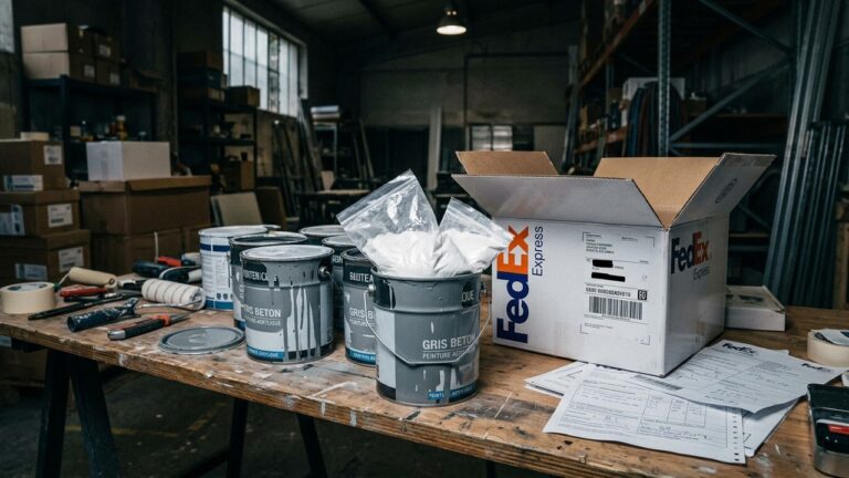 Cocaïne par FedEx dans Pots de Peinture : Trafic Démantelé en Île-de-France