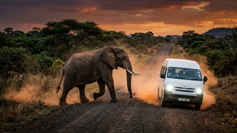 Collision Mortelle Minibus Éléphant en Ouganda : 3 Morts