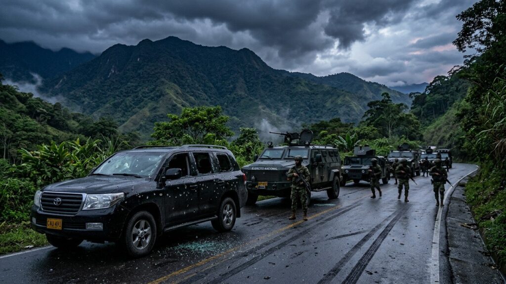 Colombie : Attaque Violente Contre un Sénateur Favori à Deux Semaines de la Présidentielle