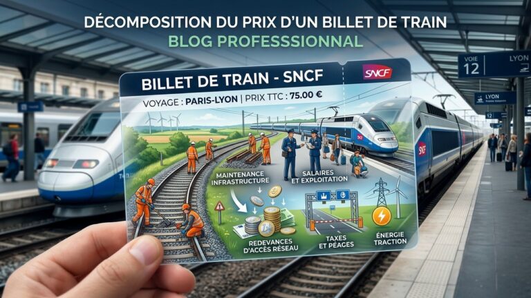 Comment se Décompose le Prix d&rsquo;un Billet de Train ?