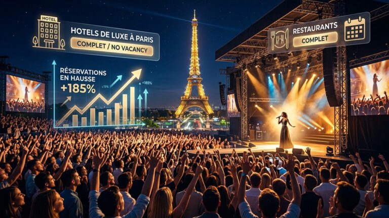 Concerts Céline Dion à Paris : Explosion des Réservations d&rsquo;Hôtels