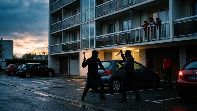 Conflit de Voisinage Explosif : Attaque au Marteau Devant les Enfants