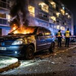 Corps Tué par Balle dans une Voiture en Feu près de Grenoble