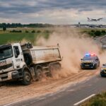Course-Poursuite Explosive Près De Roissy : Camion-Benne Volé Intercepté
