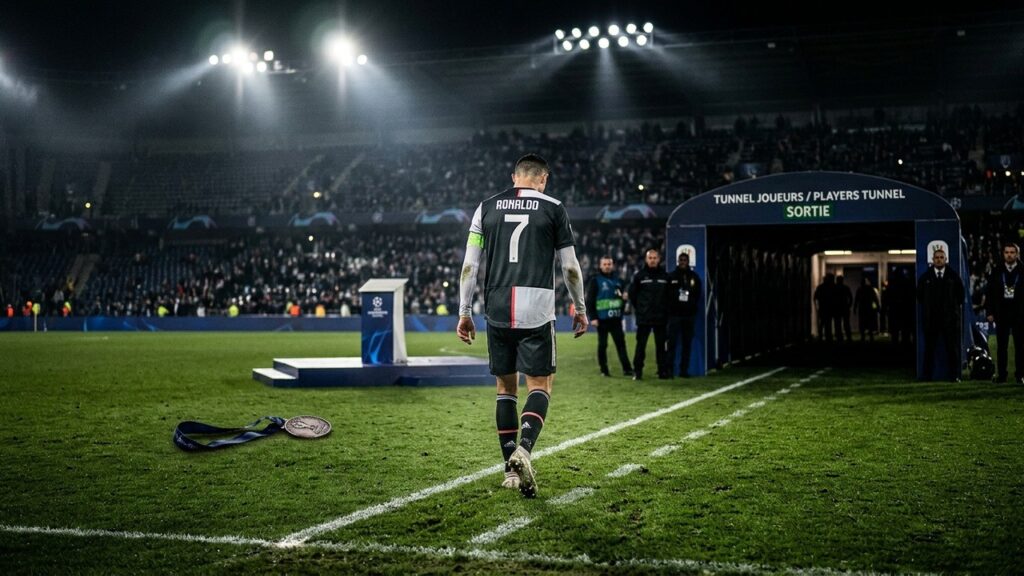 Cristiano Ronaldo Quitte La Pelouse Sans Médailles Après Défaite